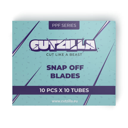 CUTZILLA 9mm 30° Snap off blades - Black TeckWrap Europe